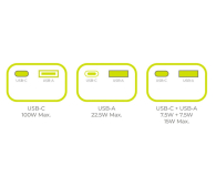 Mobile Origin PowerBank 100W 14000mAh PB12 USB-C + USB-A - 1502707 - zdjęcie 7